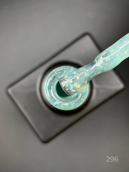 Молочная база для ногтей Дизайнер Potal yogurt base с поталью №296, 9 мл 004864 фото