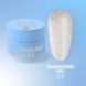 Гель з блискітками №1 (молочний) Diamond Gel LunaMoon на 15 мл, вирівнювання та нарощування нігтів 009002 фото 1