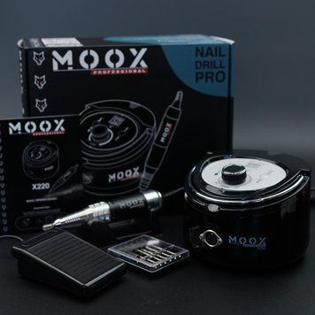 Фрезер Мокс X220 на 70W - 50000 об/мин (черный/black) для снятия материала и обработки кутикулы 000534 фото