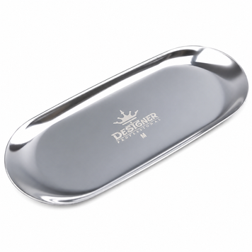 Металевий лоток Silver М (23х9,8см) для інструментів, аксесуарів, декору Дизайнер 007577 фото