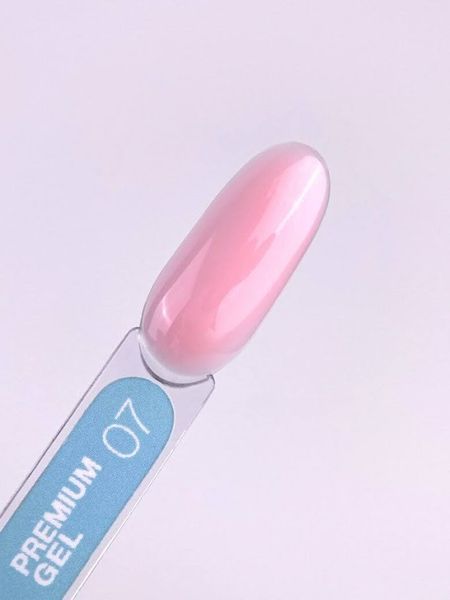 Гель LUNAMoon Premium Gel №7 на 50 мл для зміцнення, вирівнювання та нарощування нігтів 008633 фото