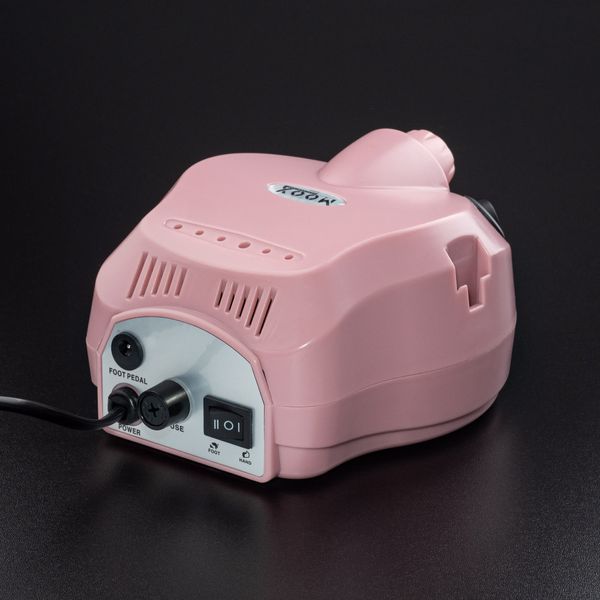 Фрезер Мокс X500 на 65W - 45000 об/хв (рожевий/pink) для манікюру та педикюру 000554 фото