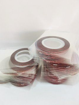 Лента для дизайна ногтей № 4 "Сахарная нить" 1 мм, упаковка 10 шт 003629 фото
