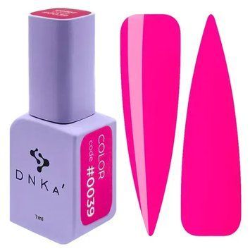 Кольоровий гель-лак DNKa' Gel Polish #0039 на 7 мл &mdash; для манікюру та педикюру 005772 фото