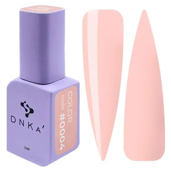 Кольоровий гель-лак DNKa' Gel Polish #0004 на 7 мл &mdash; для манікюру та педикюру 001367 фото