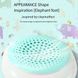 Настільна витяжка UV-N1 (60W) блакитного кольору з НЕРА фільтром для манікюру 000764 фото 4