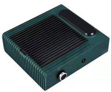 Настольная вытяжка зеленая BQ 858-1 (80W) с НЕРА-фильтром для маникюра и педикюра 000720 фото