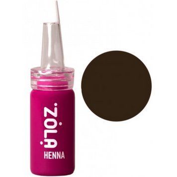Хна Zola Henna №7 Ebony brown (10 г) - для фарбування брів 000453 фото