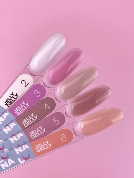 Моделюючий гель-желе LUNAMoon Jelly Gelly №4 - світло-коричневий, на 15 мл - для нарощування та укріплення нігтів 008642 фото