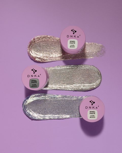 Гель с блестками DNKa' Jewel Paste #0001 на 5 мл для дизайна ногтей 002286 фото