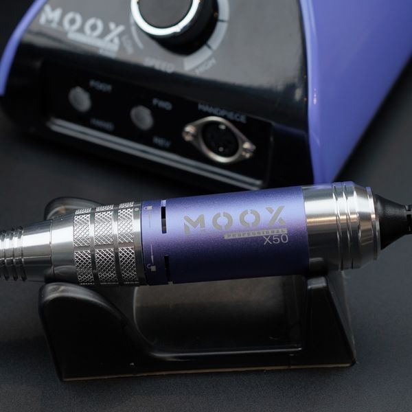 Фрезер Мокс X300 на 70W - 50000 об/хв (фіолетовий/purple) для зняття матеріалу та обробки кутикули 000538 фото