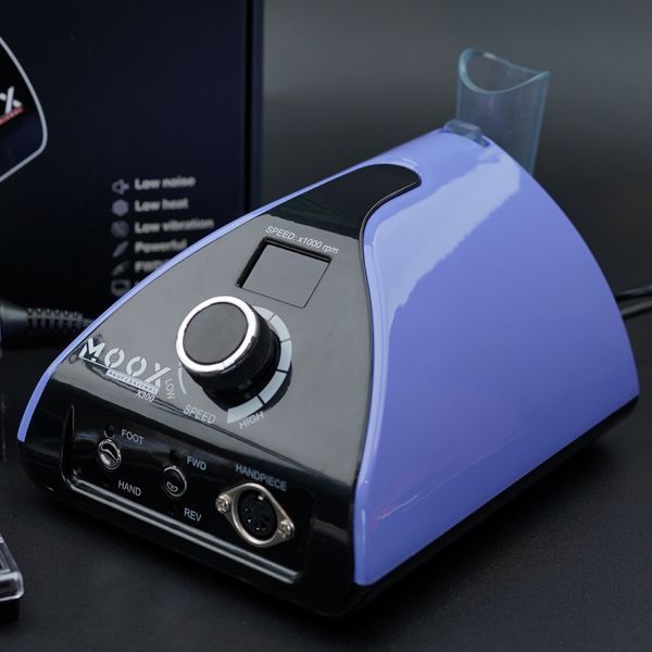Фрезер Мокс X300 на 70W - 50000 об/хв (фіолетовий/purple) для зняття матеріалу та обробки кутикули 000538 фото