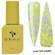 Топовое покрытие DNKa' Sorbet Top с шестигранниками на 12 мл, без липкого слоя 002112 фото 1