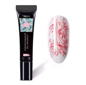 Гель-фарба Mobray (Rose Pink) на 8 мл для стемпінга пігментована 003447 фото