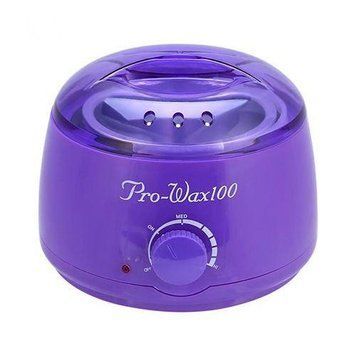 Баночный воскоплав Pro-Wax 100 100W 400 мл (фиолетовый) для воска, депиляции с терморегулятором 000913 фото