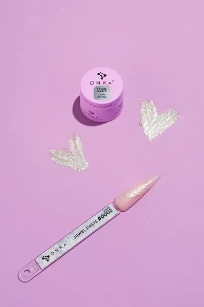 Гель с блестками DNKa' Jewel Paste #0002 на 5 мл для дизайна ногтей 002287 фото