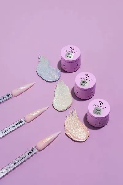 Гель с блестками DNKa' Jewel Paste #0002 на 5 мл для дизайна ногтей 002287 фото