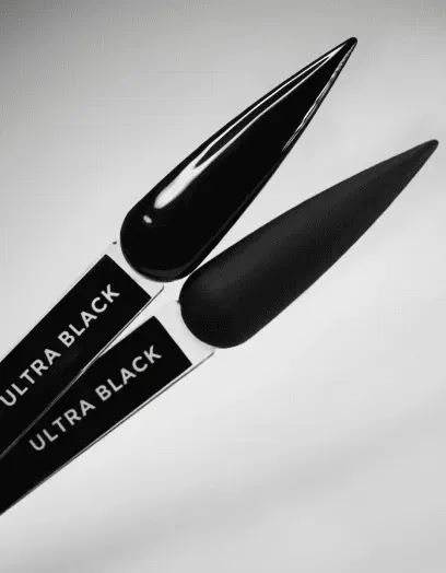 Кольоровий гель-лак DNKa' Gel Polish ULTRA BLACK (чорний) на 12 мл - для манікюру та педикюру 002288 фото