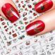 Наліпки для нігтів - 3D стікери №1122 JOYFUL NAIL "Абстракція" для дизайну нігтів на клейкій основі 004144 фото 4