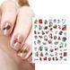 Наліпки для нігтів - 3D стікери №1122 JOYFUL NAIL "Абстракція" для дизайну нігтів на клейкій основі 004144 фото 2