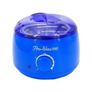 Баночный воскоплав Pro-Wax 100 100W 400 мл (синий) для воска, депиляции с терморегулятором 000915 фото