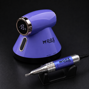 Фрезер Мокс X804 на 80W &ndash; 55000 об/мин (фиолетовый/purple) для снятия материала и обработки кутикулы 000593 фото