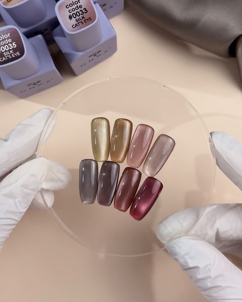 Гель-лак магнітний DNKa' Color Gel Polish Cat's Eye Silk #0036 на 12 мл &mdash; для манікюру та педикюру 003114 фото