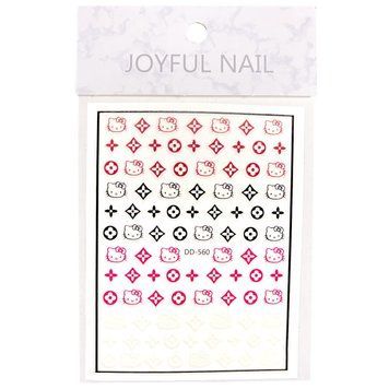 Наліпки 3D Joyful Nail DD-560 "Бренд" на клейкій основі для дизайну та декору нігтів 004146 фото