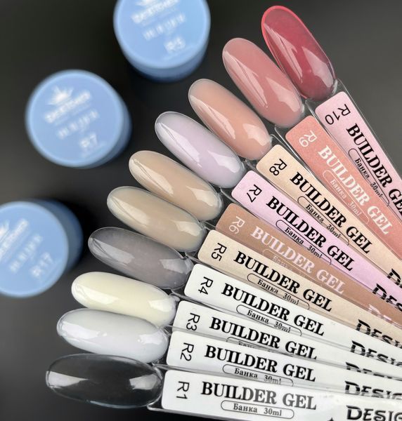Моделюючий гель Builder Gel Дизайнер (Taste of mystery R9, 30 мл) для нарощування та укріплення нігтів 008434 фото