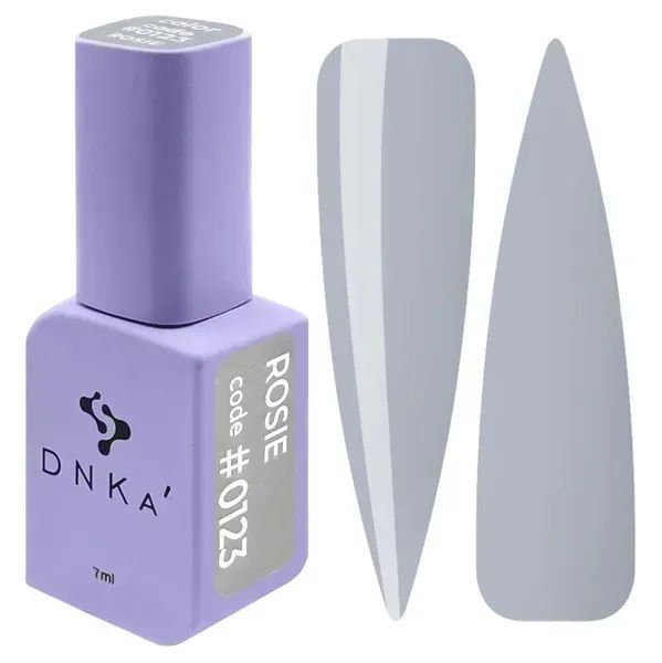 Кольоровий гель-лак DNKa' Gel Polish Rosie #0123 на 7 мл &mdash; для манікюру та педикюру 002941 фото