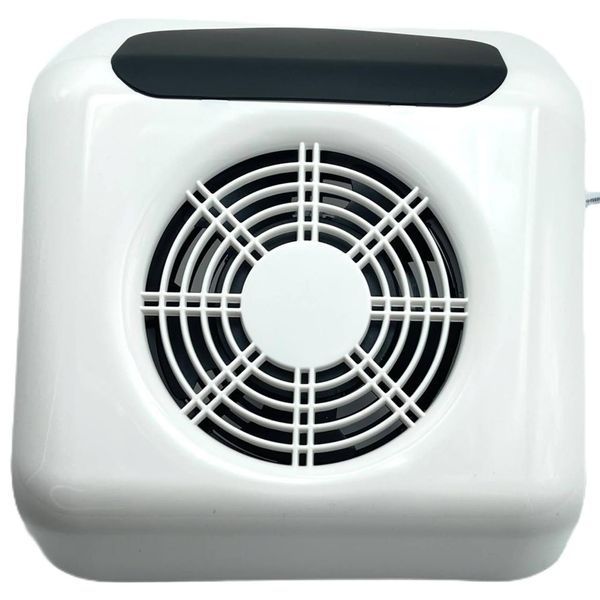 Настільна витяжка 001А (45W) біла з чорним для манікюру 000714 фото