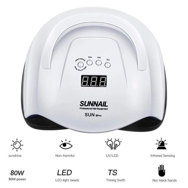 Лампа SUNNAIL X Plus UV/LED 126W (біла) для сушіння нігтів, гель-лаку 000003 фото