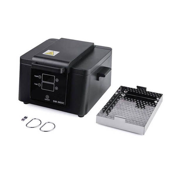 Сухожаровый шкаф черный SM-360C на 300W для стерилизации маникюрных и косметологических инструментов 000801 фото