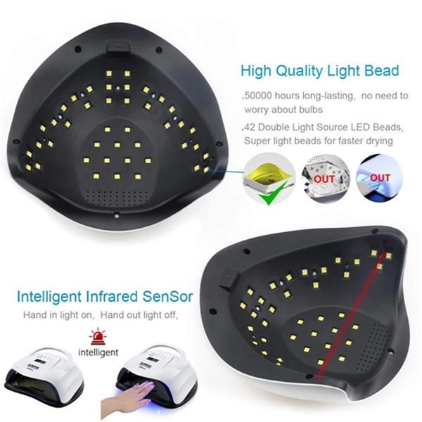 Лампа SUNNAIL X Plus UV/LED 126W (біла) для сушіння нігтів, гель-лаку 000003 фото