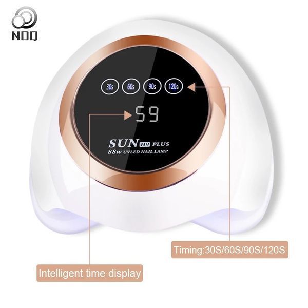Лампа SUN H9 Plus UV/LED 88W (біла) для сушіння нігтів, гель-лаку 000104 фото