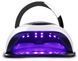 Лампа на две руки Sun BQ6-T UV/LED 108W (белая с фиолетовым) для сушки ногтей, гель-лака 000159 фото 5