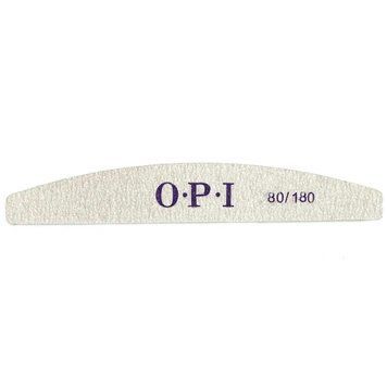 Пилка двухсторонняя полумесяц OPI 80/100 грит для искусственных ногтей, коррекции формы 006876 фото