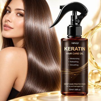 Кератиновое масло-спрей для волос Keratin Hair Care Oil с гиалуроновой кислотой, 50 мл 000788 фото
