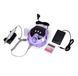 Фрезер 202 plus на 60W - 45000 об/хв (aurora purple) для манікюру та педикюру 000661 фото 3