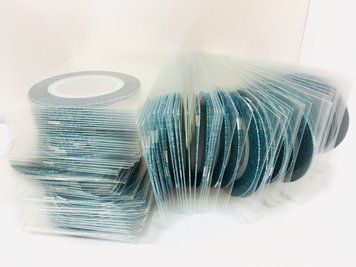Лента для дизайна ногтей № 12 "Сахарная нить" 1 мм, упаковка 10 шт 003637 фото