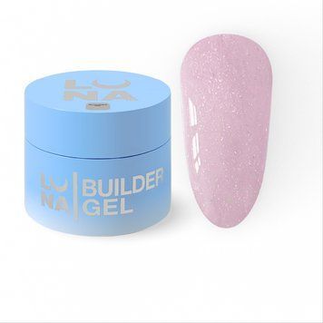 Гель шимер LUNAMoon Shimmer Gel №8 на 30 мл для зміцнення, вирівнювання та нарощування нігтів 004731 фото