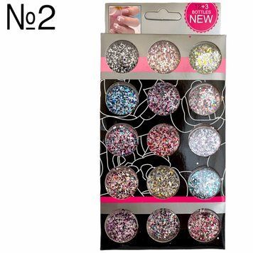 Набір декору №2 Sky Nail Art (12шт/уп) для дизайну нігтів 003641 фото