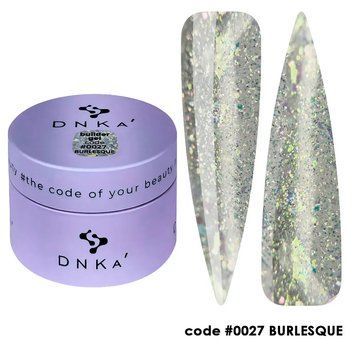 Моделирующий гель DNKa' Builder Gel #0027 BURLESQUE на 30 мл для укрепления ногтей 002223 фото