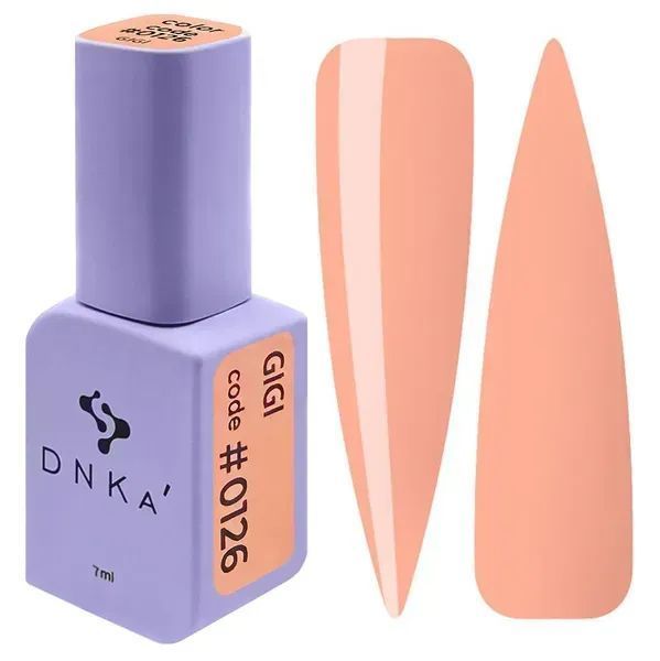 Кольоровий гель-лак DNKa' Gel Polish Gigi #0126 на 7 мл &mdash; для манікюру та педикюру 002944 фото