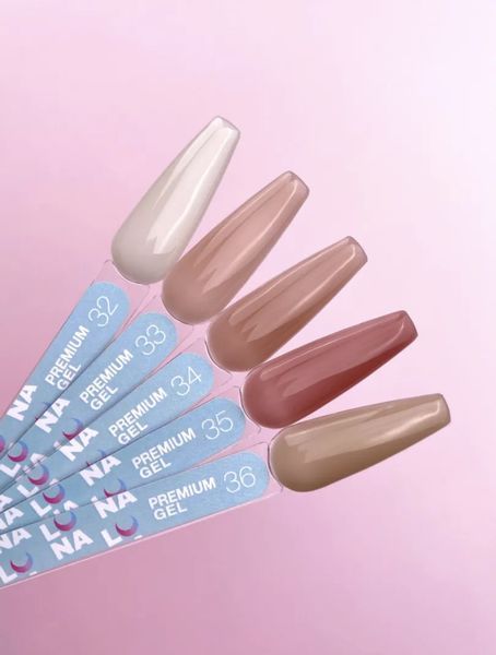 Гель LUNAMoon Premium Gel №33 - на 15 мл для зміцнення, вирівнювання та нарощування нігтів 006779 фото