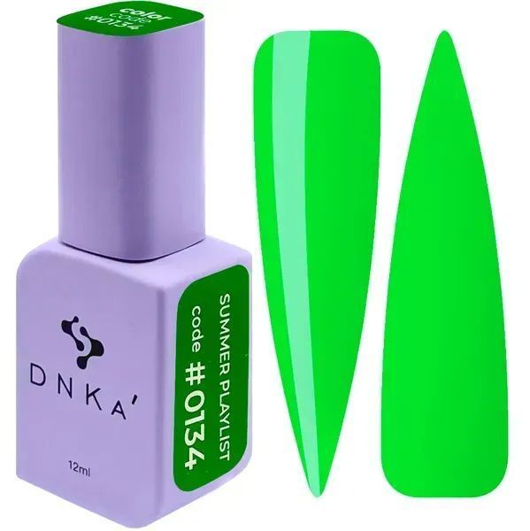 Цветной гель-лак DNKa&rsquo; Gel Polish Summer Playlist #0134 на 7 мл - для маникюра и педикюра 003033 фото
