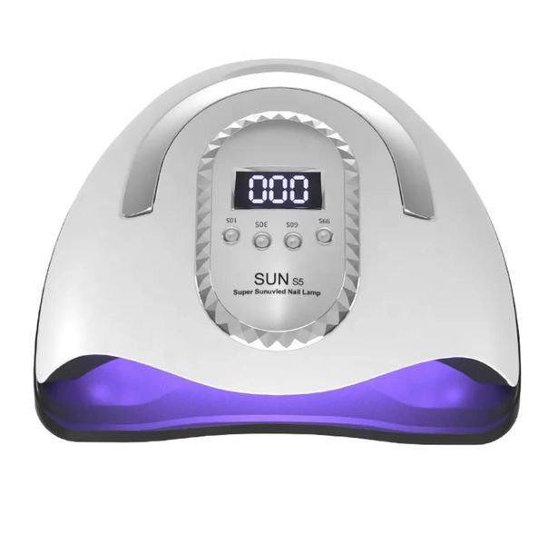 Лампа Sun S5 UV/LED 280W (біла) зі знімним дном для гель-лаку та манікюру 000241 фото