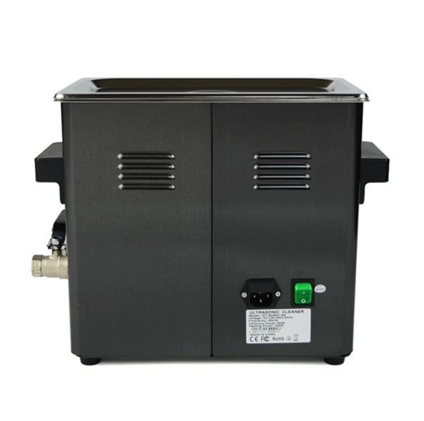 Ультразвукова ванна-мийка чорна GT Sonic-S6 на 150W - 6000 мл для чистки та стерилізації манікюрних і косметологічних інструментів 000858 фото