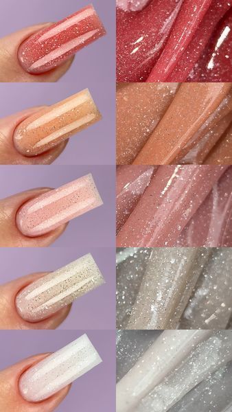Моделювальний гель DNKa' Builder Gel #0034 HOLLYWOOD GLOW на 30 мл для зміцнення нігтів 002230 фото