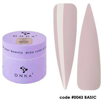 Моделирующий гель DNKa' Builder Gel #0043 Basic на 15 мл для укрепления ногтей 002180 фото